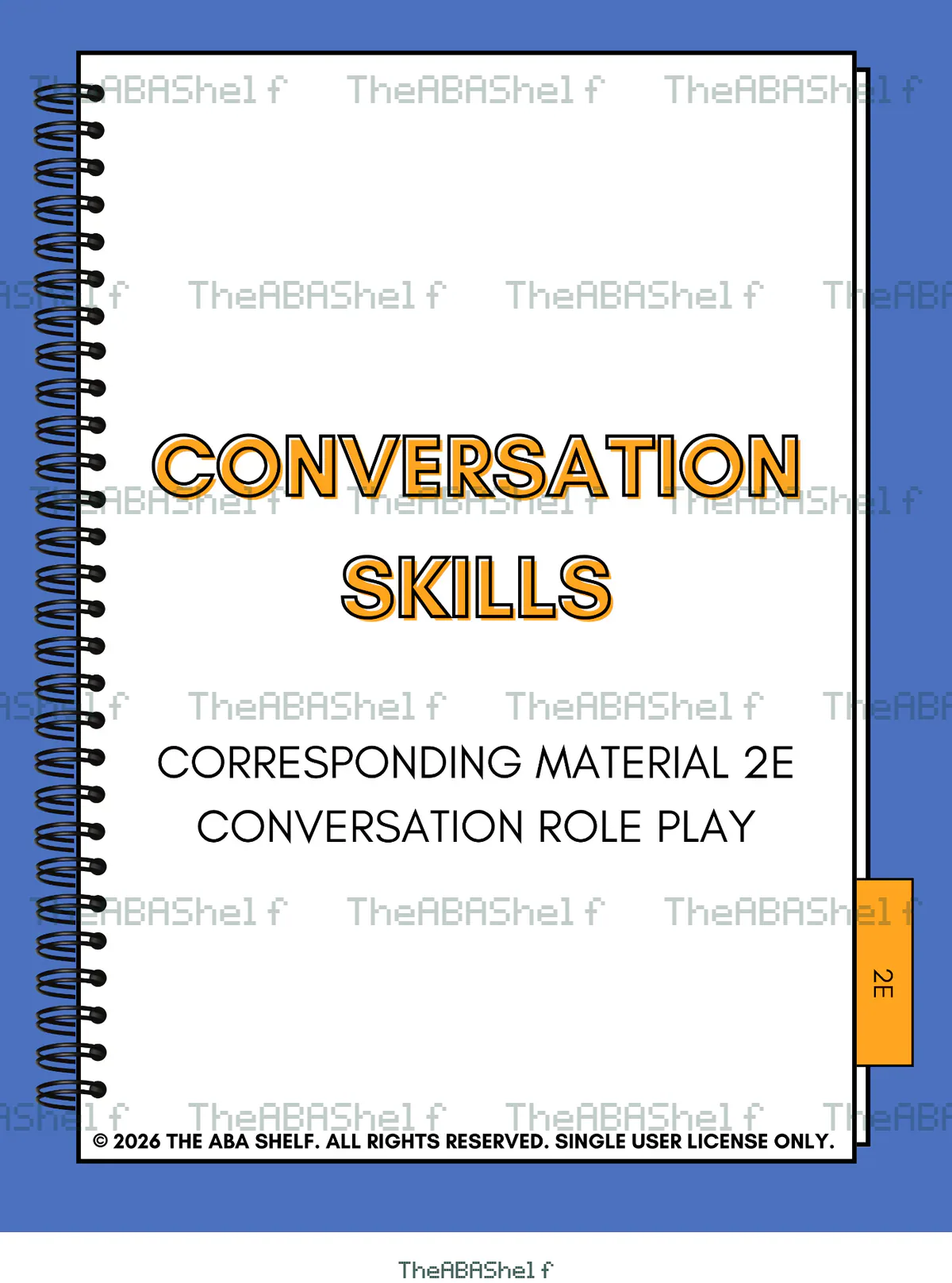 Watermarked preview of Conversation Skills: 2E: Conversation Role Play