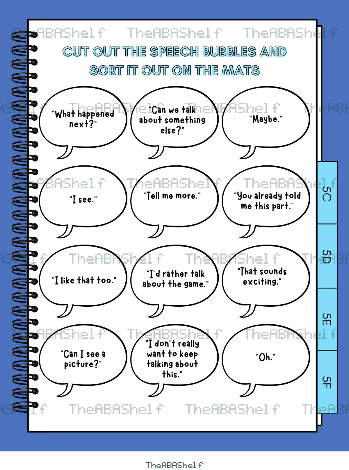 Conversation Skills 5C: Spoken Listener Cues, thumbnail for page 2