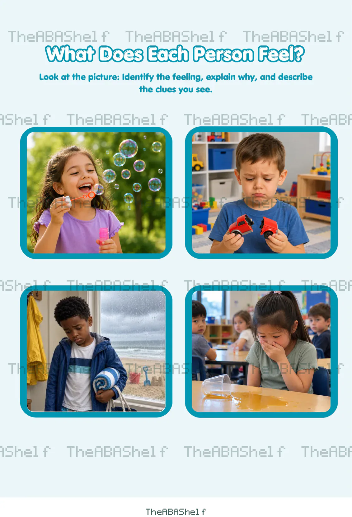 Watermarked preview of What Does Each Person Feel?