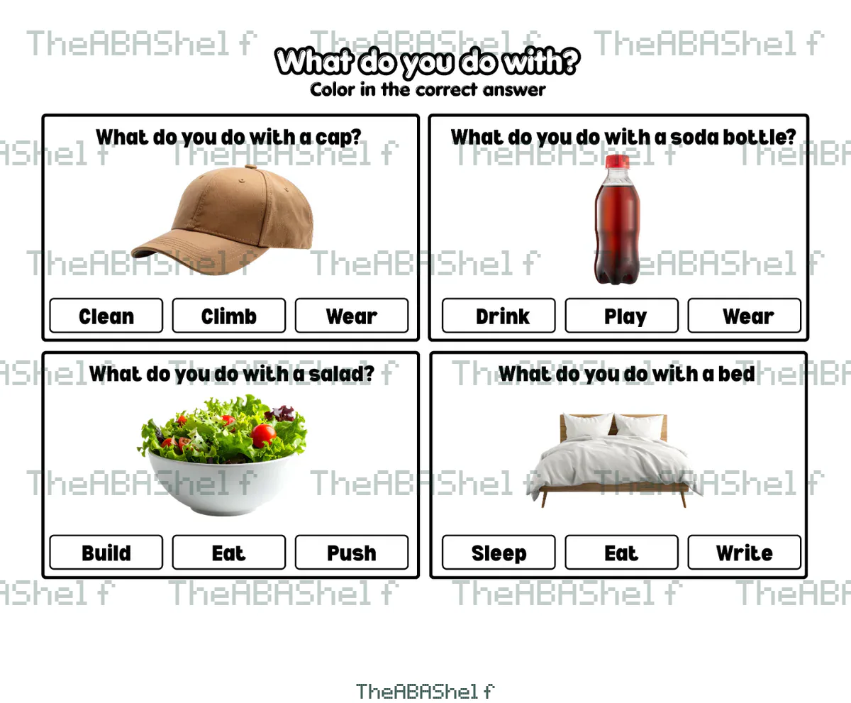 Watermarked preview of Identify Function of Item