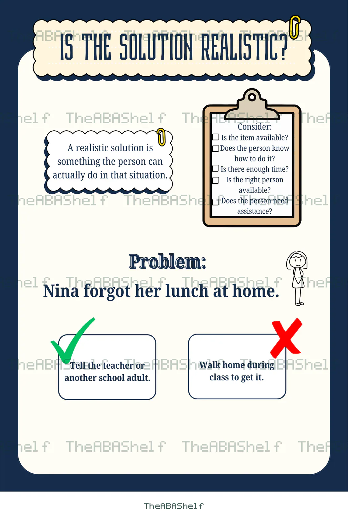 Watermarked preview of Problem Solving: Choose the Best Solution