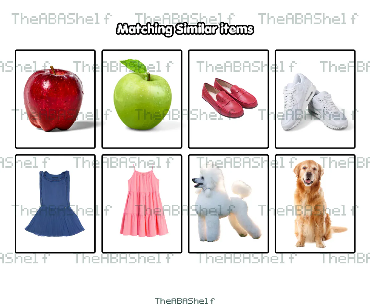 Watermarked preview of Same and Different Cards