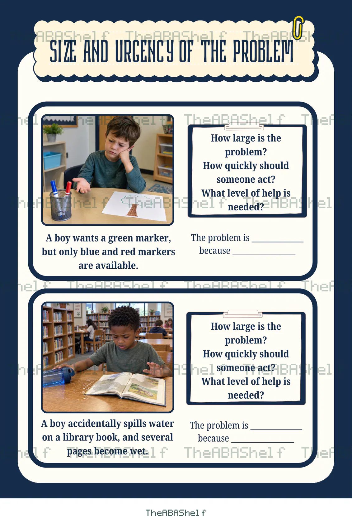 Watermarked preview of Problem Solving: Size and Urgency of the Problem