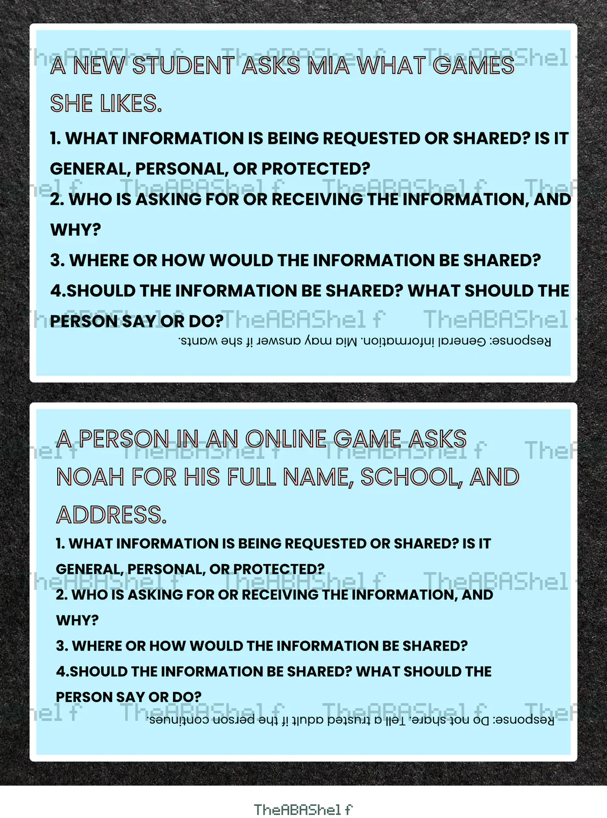 Understanding Types of Information 3D: Information-Sharing Scenario Cards, thumbnail for page 2